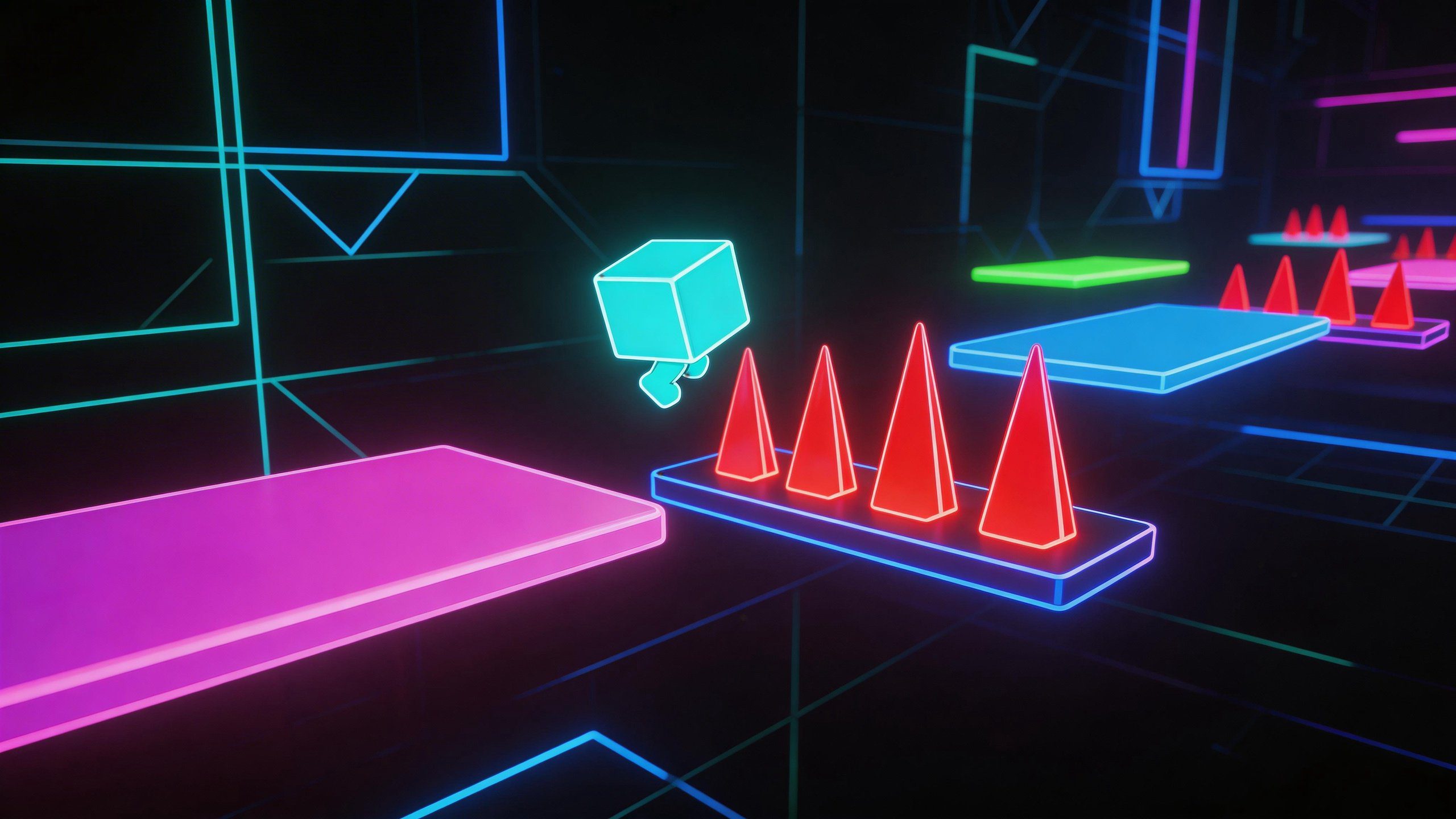 Geometry Lite gameplay